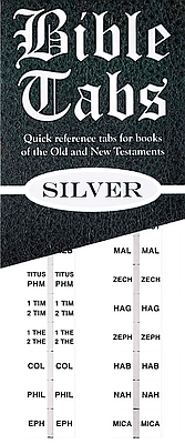 Silver Chrisian Bible Tabs