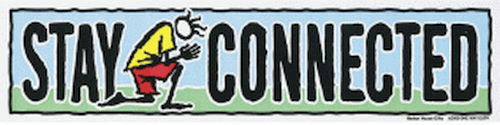 Stay Connected Bumper Sticker