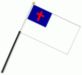 Christian Flag - Economy Hand Flag
