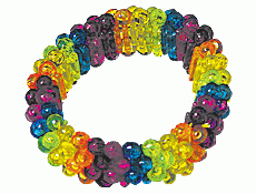 Pretty Rainbow Bead Bracelet