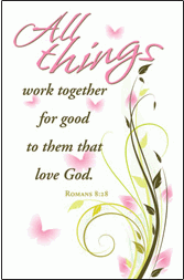 All Things Work Together Postcard