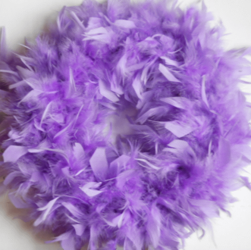 Pretty Lavender Feather Wreaths