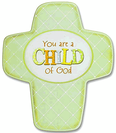 Child of God Cross Plaque