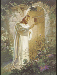 Christ at Hearts Door - Small Print