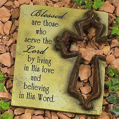 Blessed Are Those Who Serve Plaque