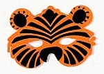 Tiger Foam Kids Mask - ON SALE .49 ea
