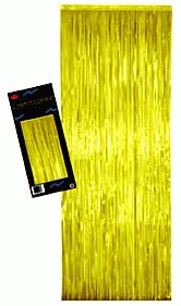 Gold Metallic Door Curtain - ON SALE 1.99 ea