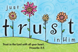 Just Trust in Him Pocket Card