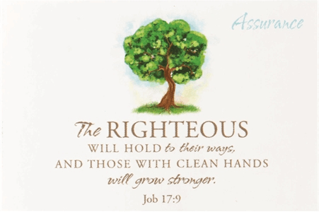 The Righteous Will Grow Stronger Pocket Card