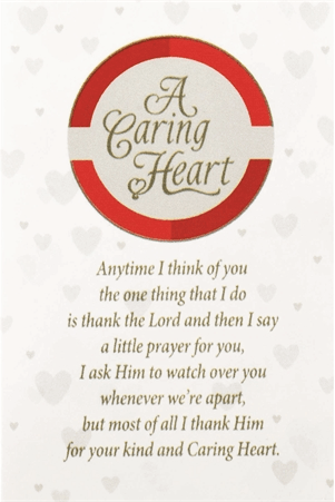Your Kind and Caring Heart Pocket Card