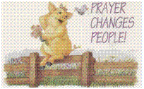 Prayer Changes People Critter Pocket Card