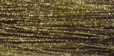 Gold Chenille Glitter Stems - Metallic