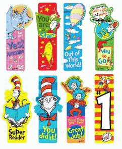 Dr Seuss Incentive Bookmark