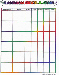 Classroom Create-A-Chart