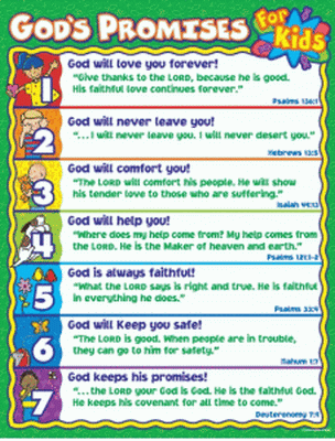 Gods Promises for Kids Chart