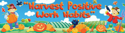 Harvest Positive Work Habits Banner