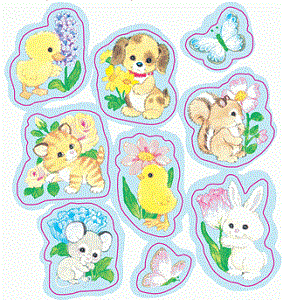 Cute & Cuddly Animal Stickers