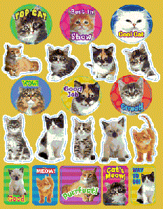 Kitten Reward Stickers