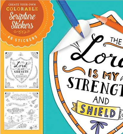 Color-Me Psalms 28-7 Bible Verse Stickers