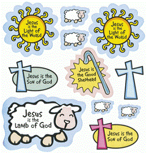 Jesus is the Lamb Stickers