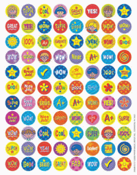 Mini Dot Star Friend Chart Stickers