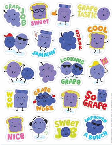 Always Fun Grape Scented Stickers