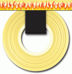 Flames of Fire Sticker Tape