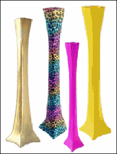 Spandex Cover for Eiffel Tower Vases - 16 Inch