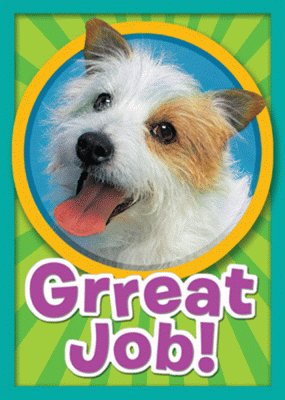 Great Job Puppy Postcard