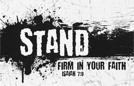 Stand Firm in the Lord Auto Vinyl Window Sticker