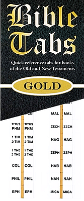 Gold Chrisian Bible Tabs