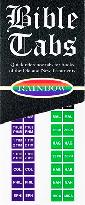 Rainbow Colored Bible Tabs