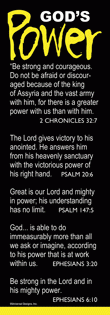 Gods Power Bookmark