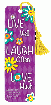 Live Laugh Love Tassel Bookmark