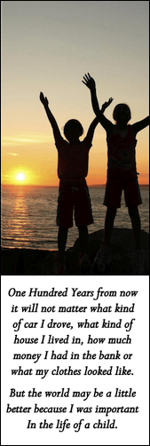 One Hundred Years from Now Bookmark