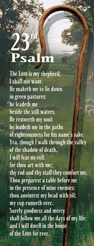 23rd Psalm Bookmark