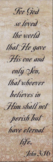 John 3:16 - For God so Loved Bookmark