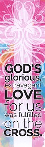 Gods Glorious Love for Us Christian Bookmark