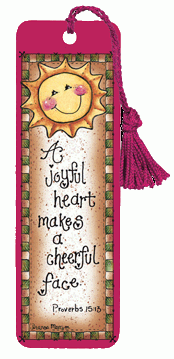 Joyful Heart Tassel Bookmark