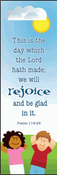 Rejoice & Be Glad Christian Bookmark