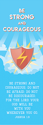 Be Strong In The Lord Christian Bookmark