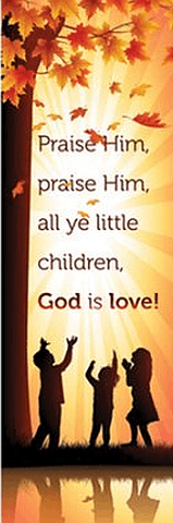 Praise Him Childrens Christian Bookmarks