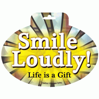 Car Auto Sticker - Smile Loudly
