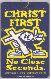 Christ First Christian Auto Air Freshener