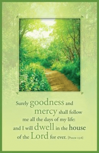Goodness & Mercy Mini Poster