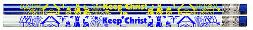 Keep Christ in Christmas Nativity Pencils