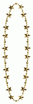 Metallic Gold Star Necklace
