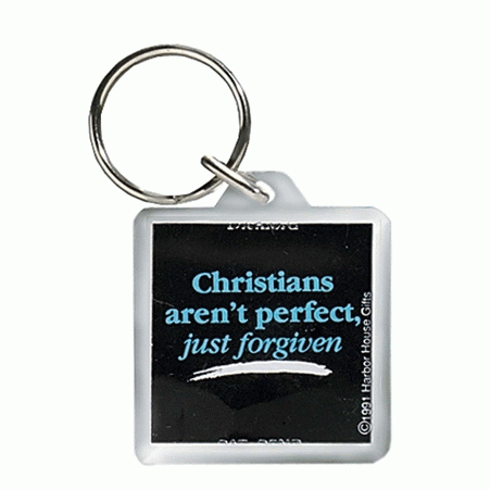 Christian Arent Perfect...Just Forgiven Keychain