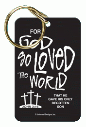 For God so Loved the World Key Chains