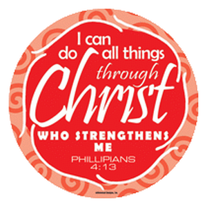 All Things Through Christ Magnet - ONLY 1 LEFT